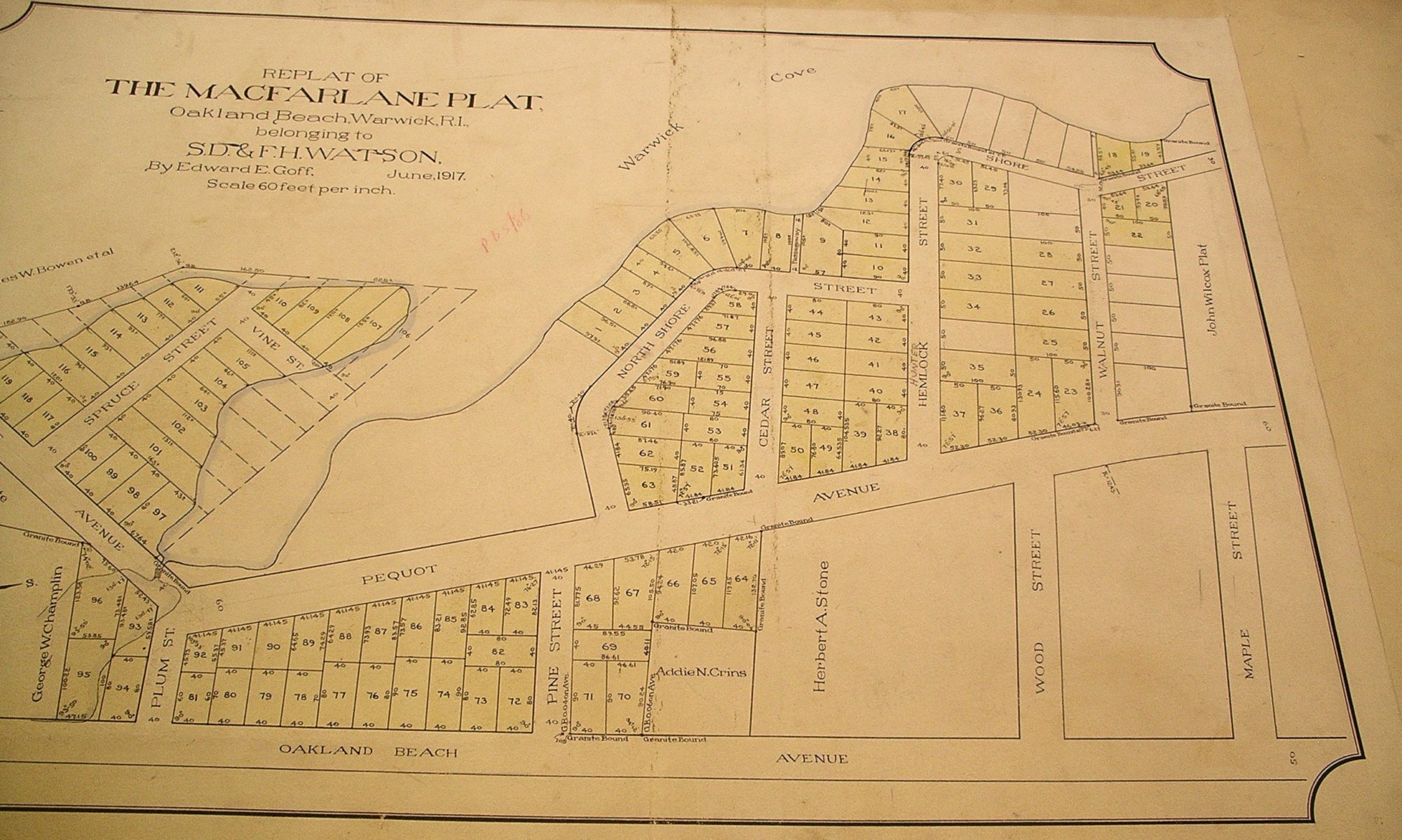croppedOldPlatMap.jpg The Rhode Island Society of Professional Land Surveyors